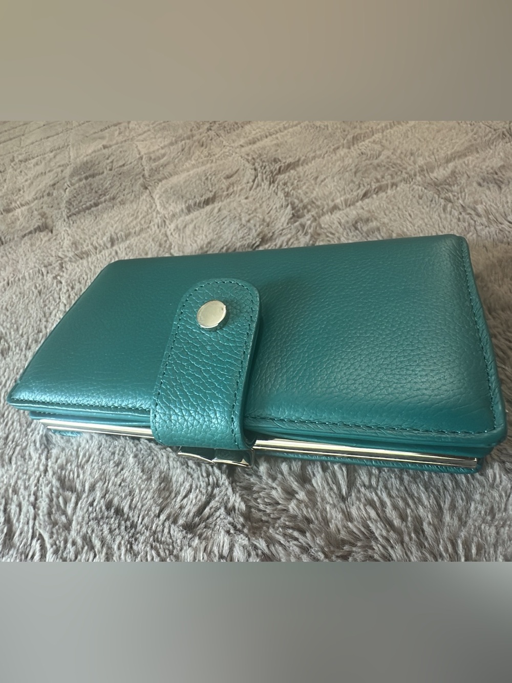 Safe Keeper NWT  Genuine Leather Teal Wallet (bags21)